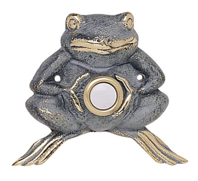 Whitehall Froggie Solid Brass Door Bell