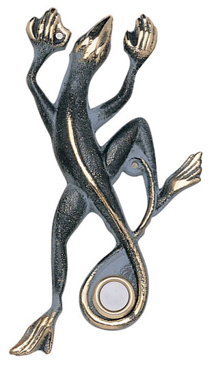 Whitehall Gecko Solid Brass Door Bell