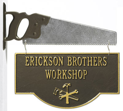 Whitehall Workshop Hanging Hobby Plaque