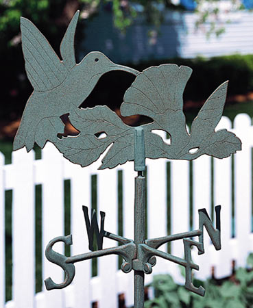 Whitehall Hummingbird Garden Weathervane Product Image