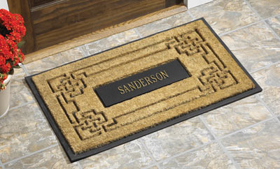 Whitehall Knot Coir Door Mat