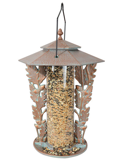 Whitehall Oakleaf Silhouette Bird Feeder