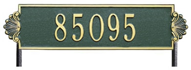 Whitehall Shell Horizontal Plaque One Line