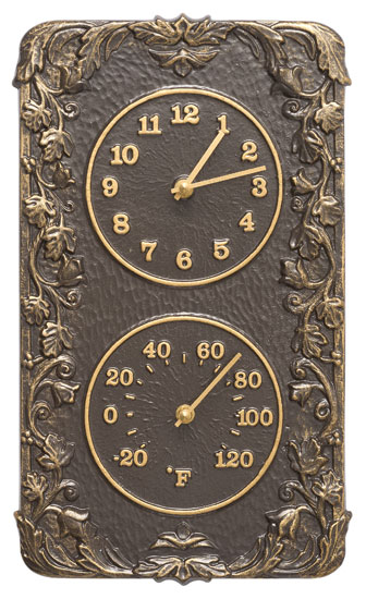 Whitehall Acanthus Clock And Thermometer Product Image