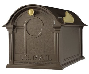 Whitehall Balmoral Post Mount Mailbox Bronze