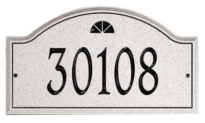 Whitehall Boca Raton Architectural Address Plaque