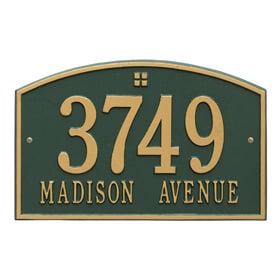 Whitehall Cape Charles Plaque Green Gold