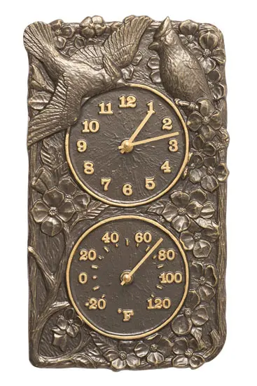 Whitehall Cardinal Clock And Thermometer Product Image
