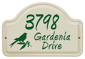 Whitehall Bird Arch Plaque Green