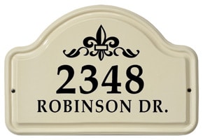 Whitehall Fleur De Lis Arch Black