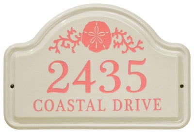 Whitehall Sand Dollar Arch Ceramic Plaque