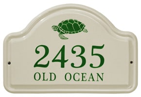 Whitehall Turtle Arch Plaque Green