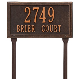 Double Line Lawn Oil Rubbed Bronze