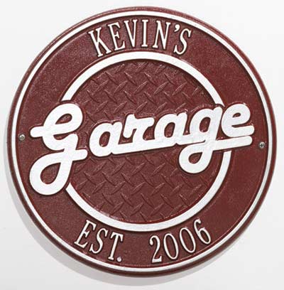 Whitehall Garage Two Line Wall Plaque Product Image