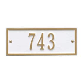 Whitehall Hartford Petite Plaque White Gold