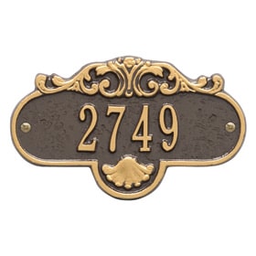Whitehall Rochelle Petite Plaque Bronze Gold