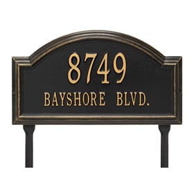 Whitehall Providence Arch Lawn Black Gold