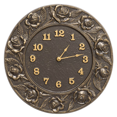 Whitehall Rose Clock Product Image