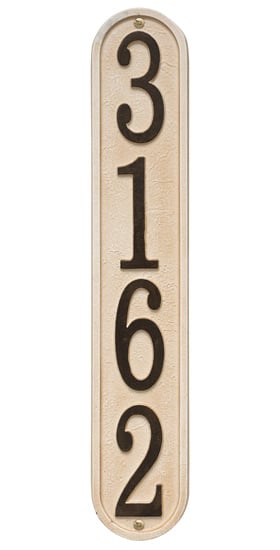 Whitehall Stonework Vertical Address Plaques Product Image