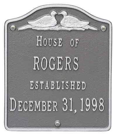 Whitehall Wedding Wall Plaque Product Image