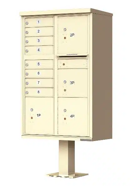 Florence CBU Cluster Mailbox – 8 Tenant Doors, 4 Parcel Lockers Product Image