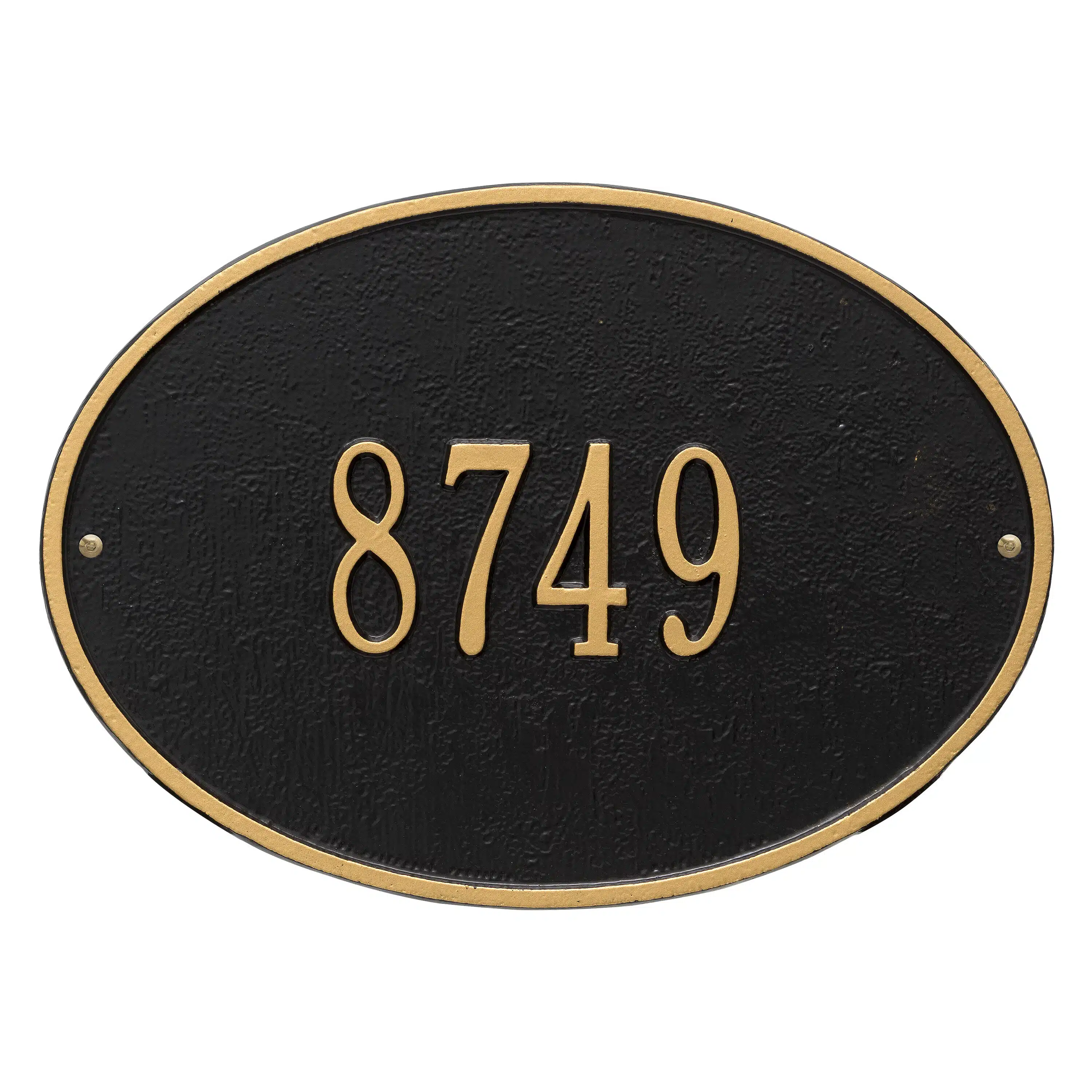 Whitehall Hawthorne Oval Aluminum Address Plaque Product Image