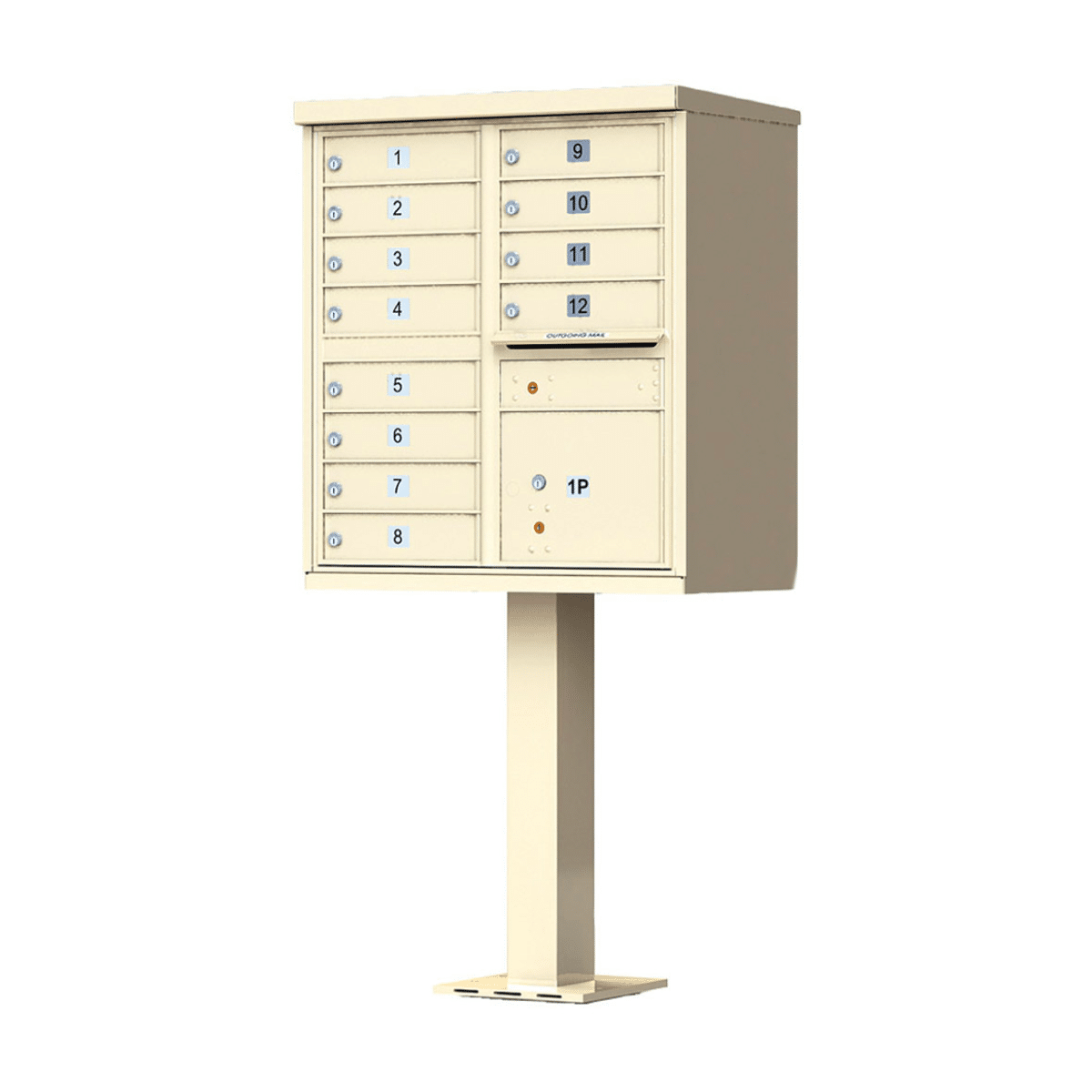 Florence CBU Cluster Mailbox - 12 Tenant Doors, 1 Parcel Locker Featured Image