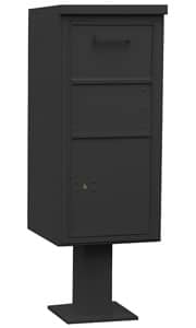 Salsbury 3450 Pedestal Collection Box Black