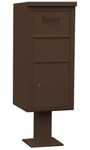 Salsbury 3450 Pedestal Collection Box Bronze