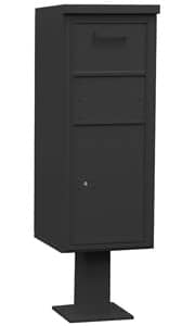 Salsbury 3475 Pedestal Collection Box Black