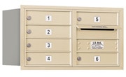Salsbury 4C Mailboxes 3704D-06R Sandstone