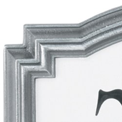 Whitehall Reflective Address Plaques Pewter