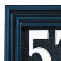 Whitehall Illuminator Address Plaque Black