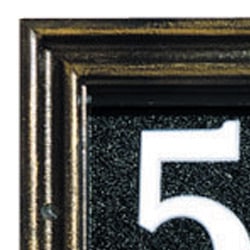 Whitehall Illuminator Address Plaque French Bronze