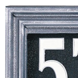 Whitehall Illuminator Address Plaque Pewter