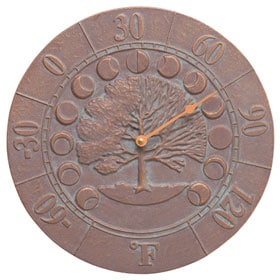Whitehall Times Seasons Thermometer Copper Verdigris