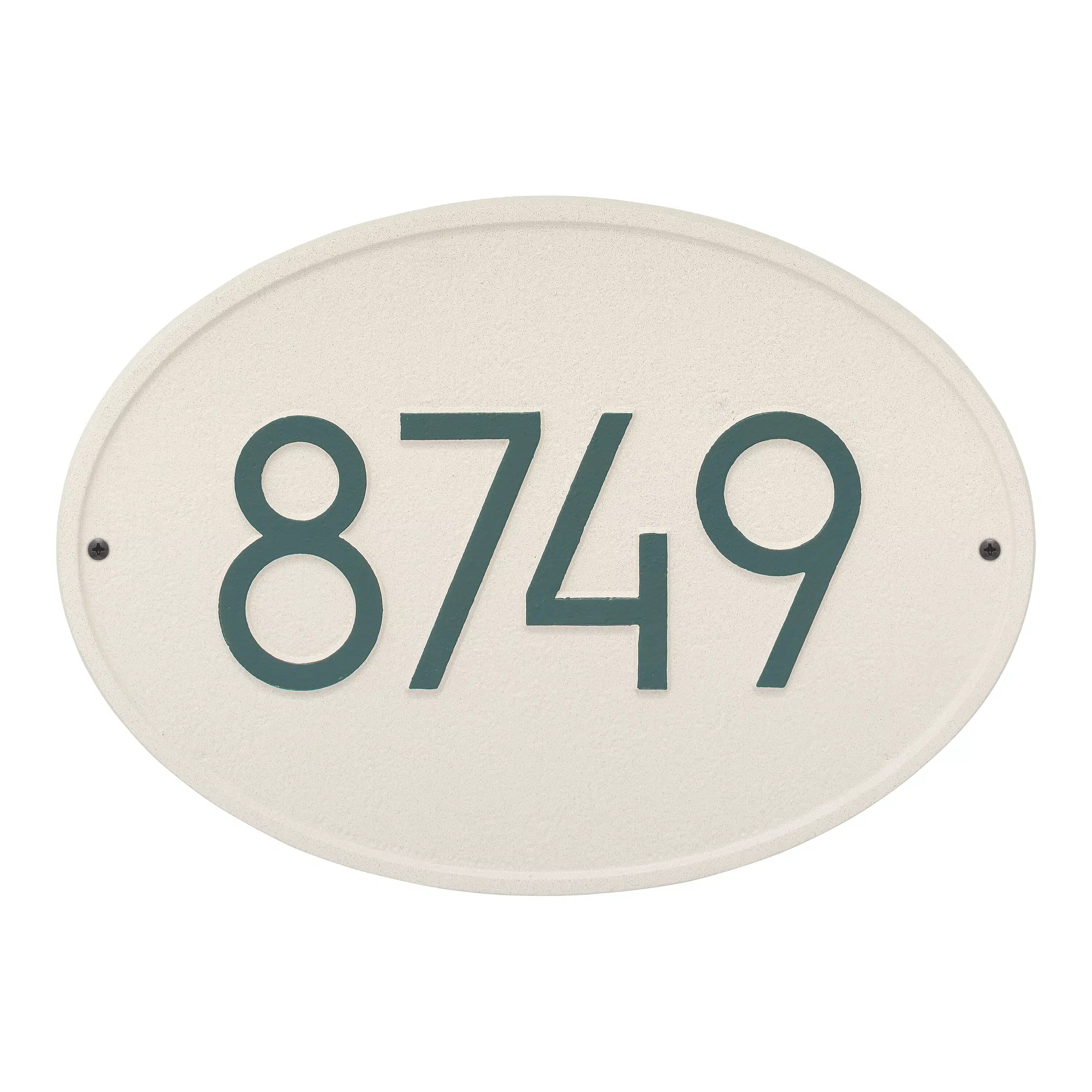 Whitehall Hawthorne Oval Modern Address Plaque Product Image