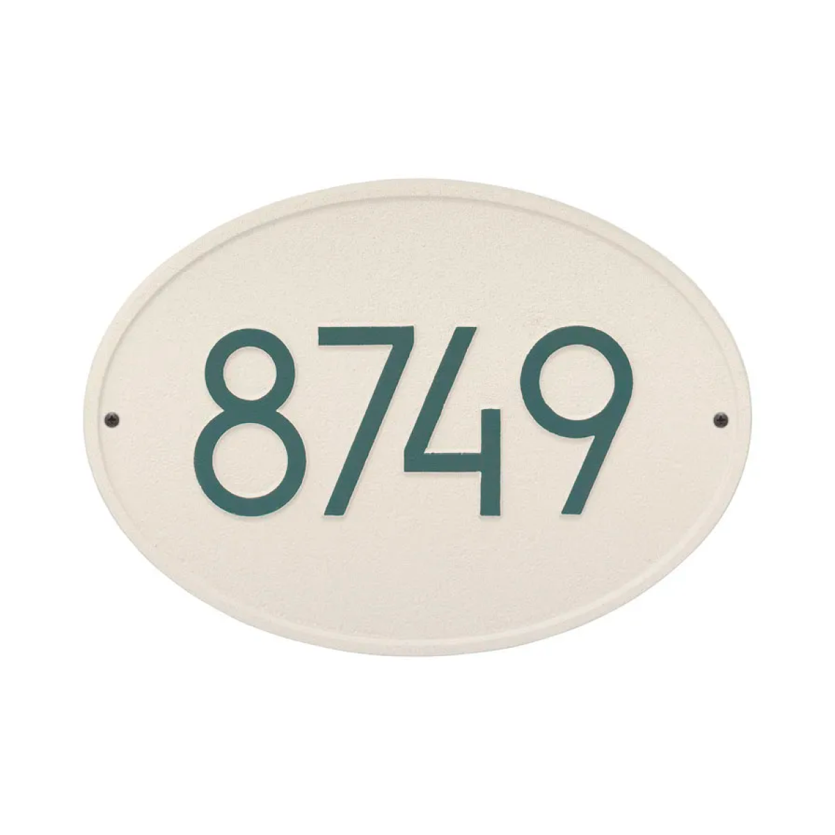 Whitehall Hawthorne Oval Modern Address Plaque Product Image