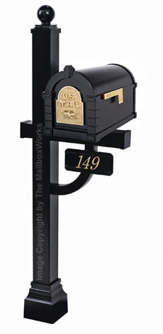 Keystone Eagle Deluxe Post Black Brass
