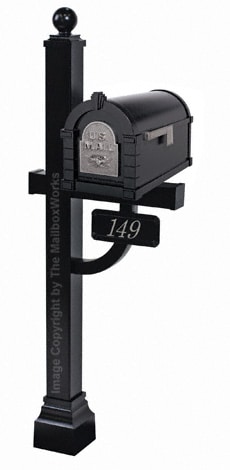 Keystone Eagle Deluxe Post Black Nickel