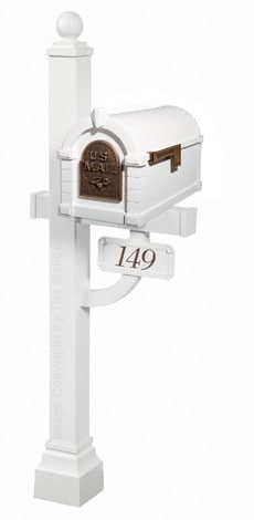 Keystone Eagle Deluxe Post White Bronze