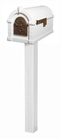 Keystone Eagle Standard Post White Bronze