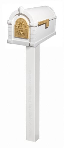 Keystone Eagle Standard Post White Brass