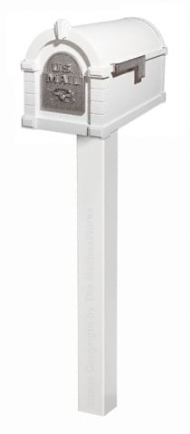 Keystone Eagle Standard Post White Nickel