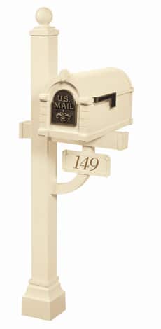 Keystone FleurDeLis Deluxe Post Almond Bronze