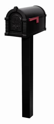Gaines Keystone FleurDeLis Standard Post Black
