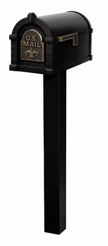 Keystone FleurDeLis Standard Post Black Bronze
