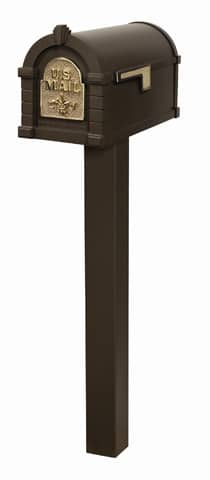 Keystone FleurDeLis Standard Post Bronze Brass