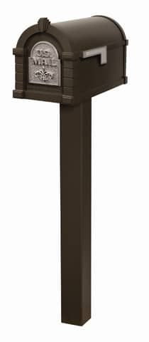 Keystone FleurDeLis Standard Post Bronze Nickel