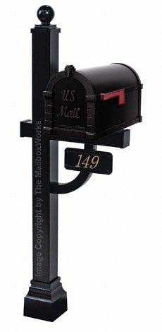 Gaines Keystone Signature Deluxe Post Black